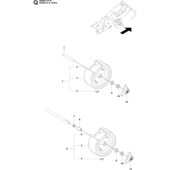 Wheels and Tyres for Husqvarna 175