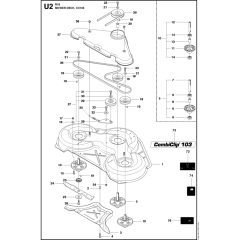 Cutting Deck-3 for Husqvarna