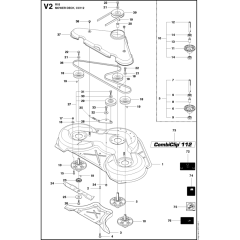 Cutting Deck for Husqvarna Rider 18
