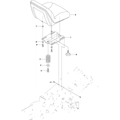 Seat Assembly for Husqvarna