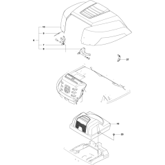 Cover Assembly for Husqvarna Rider