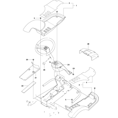 Cover-1 Assembly for Husqvarna