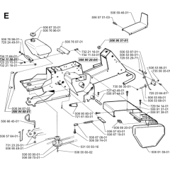 Chassis Frame for Husqvarna 850 HST