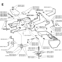 Chassis/Frame Assembly for Rider 970