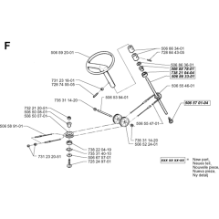 Steering Assembly for Husqvarna