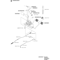 Pedals Assembly for Husqvarna