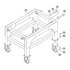 Trolley Assembly for Husqvarna