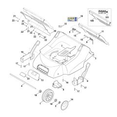 Front Axle Assembly for Stihl
