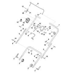 Handle Assembly for Stihl RLA 240.0