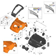 Housing Assembly for Stihl RLA 240.0