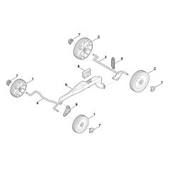 Chassis for Stihl RMA 239.1 C
