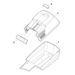 Grass Catcher Bag for Stihl RM 253.0