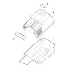 Grass Catcher Bag for Stihl RM 253.1