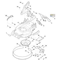 Housing for Stihl RM 655.1 RS