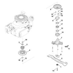 Blade & Clutch for Stihl Mower
