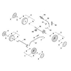 Chassis Assembly for Stihl RM 443.3