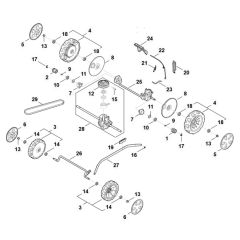 Chassis Assembly for Stihl RM 443.3 V