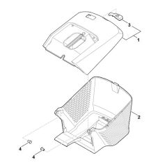 Grass Catcher Bag for Stihl RM 448.3 T