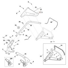 Handle Assembly for Stihl RM 248.3