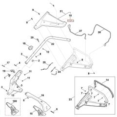 Handle Assembly for Stihl RM 248.3 T