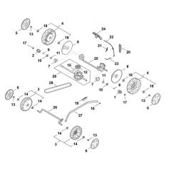 Chassis Assembly for Stihl RM 453.3 T