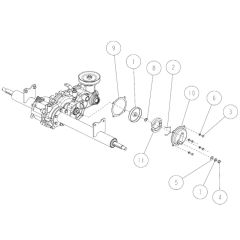 Transmission Assembly -1 for OREC RM830 Mower