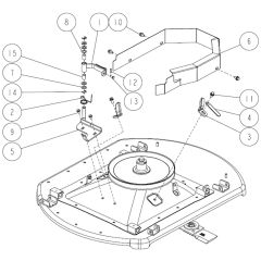 Cutting Assembly -3 for OREC RM830 Mower