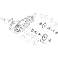 Transmission Assembly -6 for OREC RM88 Mower