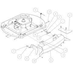 Cutting Assembly -2 for OREC RM88 Mower