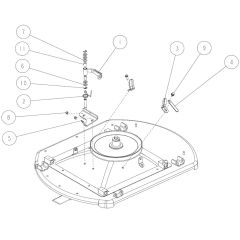 Cutting Assembly -3 for OREC RM88 Mower