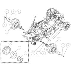 Frame Assembly -6 for OREC RM88 Mower