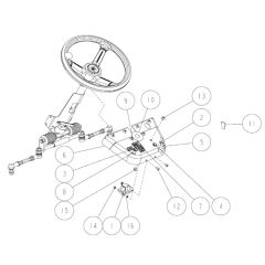 Steering Assembly for OREC RM97 Mower