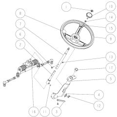 Steering Assembly -1 for OREC RM97 Mower