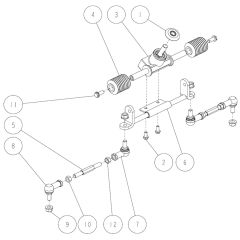 Steering Assembly -2 for OREC RM97 Mower