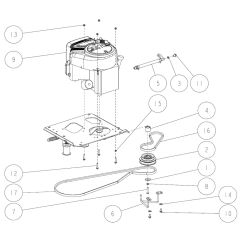 Engine Assembly -2 for OREC RM97 Mower