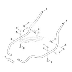 Handle Lower Part for Stihl Mower