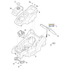 Stihl RMA 239.1 Mower Housing