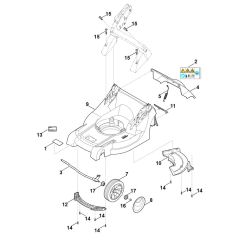 Front Axle Housing for Stihl
