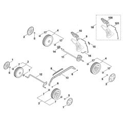 Chassis Assembly for Stihl RMA 243.3