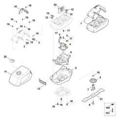 Engine & Blade Assembly