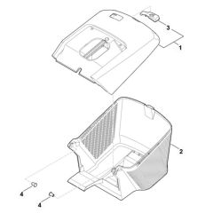 Grass Catcher for Stihl RMA 243.3