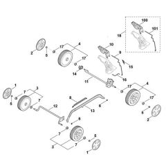 Chassis Assembly for Stihl RMA 248.3
