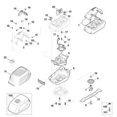 Engine, Blade Assembly
