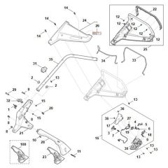 Handle Assembly for Stihl