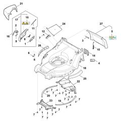 Housing Assembly for Stihl RMA 443.3