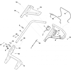 Handle for Stihl RMA 448.0 TC