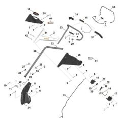 Handle Assembly for Stihl RMA 7.0 RV