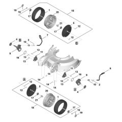 Front Wheel Assembly for Stihl