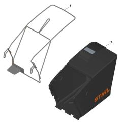 Grass Catcher Bag for Stihl RMA 750.0 V