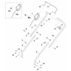 Handle Assembly for Stihl RME 235.0